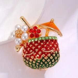 🌺Tropical Coconut Island Wear Brooch Lapel Pin Accessories